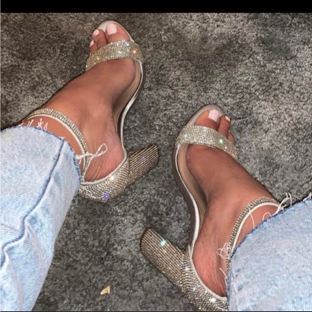 Steve Madden Rhinestone heels